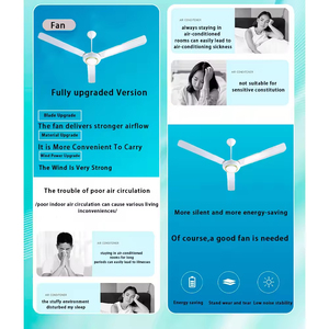 2025 mới thông minh 56 inch Quạt trần 5 tốc độ gió điều khiển từ xa AC động cơ sắt Kim Loại Lưỡi cho phòng ngủ 220V Điện nguồn điện - Product Image 3