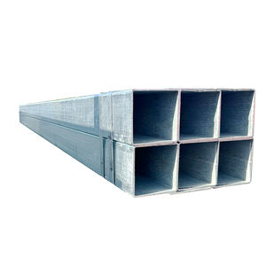 Tuyau rectangulaire carré de haute qualité En 10210 S355j laminé à chaud Dx51d Z100 G90 4x4 110mm Prix Tuyau carré en acier galvanisé - Product Image 1