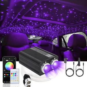 Kit d'éclairage étoilé Twinkle Headliner, 1000 pièces, lumières à fibres optiques pour plafond, commande par application/télécommande, RGBW, pour toit de <span class=keywords><strong>voiture</strong></span>, plafond de maison - Product Image 1