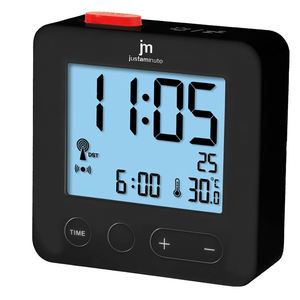 Sveglia JUSTAMINUTE Multifunzione radiocontrollata Black JD9031N - Product Image 2