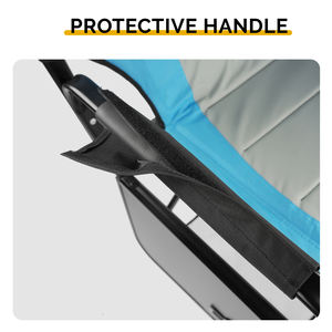 Silla portátil de diseño victoriano Lumina de 26 pulgadas con estructura de acero inoxidable - Product Image 5