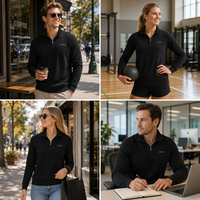 Sweat-shirt à col montant zippé, avec guide de taille et poignets côtelés, idéal pour un style décontracté et sportif