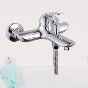 Minwei robinets sanitaires muraux contemporains à poignée unique, <span class=keywords><strong>douche</strong></span> <span class=keywords><strong>italienne</strong></span> robinets de salle de bains modernes bon marché - Product Image 1
