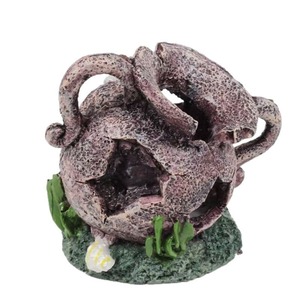 Rusty Jar - Jarrón de cerámica para paisajismo, casa escondite para peces, jarrón de cerámica para acuario, cueva para peces y camarones, nido para camarones, de fábrica - Product Image 1