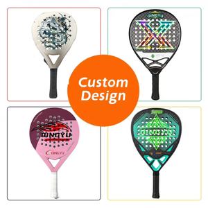ไม้เทนนิสเด็ก Qingyu Sport Customization <span class=keywords><strong>18K</strong></span> คาร์บอนไฟเบอร์ พร้อม EVA น้ำหนักเบา 13-21 รูปทรงเพชร - Product Image 3