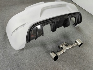 Kit de Carrocería Grande de Fibra de Carbono Estilo GT4 Modificado, Parachoques Trasero con Salida de Escape para Porsche 981 Boxster Cayman, Piezas de Tuning - Product Image 3