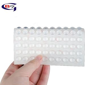 自己接着性裏打ちシリコンラバーバンパーパッド半球形シリコンラバーパッド - Product Image 5