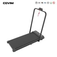 Tapis roulant électrique pliable compact et portable, moteur 1,5 CV, vitesse 1-12 km/h, moniteur LED, absorption des chocs, antidérapant, pour la maison et le bureau