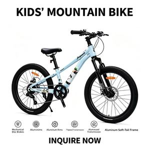 Mountain bike da 22 pollici con cambio a 7 velocità, realizzata in lega <span class=keywords><strong>di</strong></span> alluminio leggera, adatta per adolescenti - Product Image 1