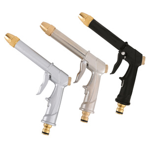 Pistola de agua a presión con cabezal de metal ajustable, de aleación de aluminio, 10 kg de presión de agua, para lavado de autos y riego de jardines - Product Image 3