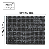 Tapis de découpe en PVC auto-cicatrisant A4 de bonne qualité, 3 couches, durable, antidérapant, protection de bureau pour la découpe de papier, de carton et de photos