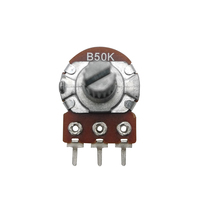 Potentiomètre à manivelle 5k Ohm B500k pour le contrôle de la vitesse audio vidéo, son, Alps Alpha Omeg Radiohm 100k 10k 200k avec verrouillage