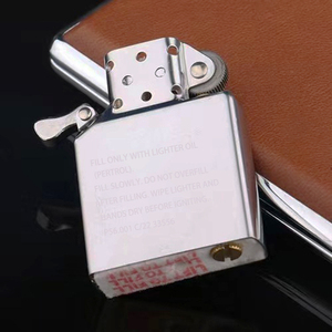 Encendedor de Acero Inoxidable con Movimiento de Precisión, Logotipo Personalizado, Patrón Personalizado, Encendedor de Queroseno Creativo a Prueba de Viento para Cigarrillos - Product Image 4
