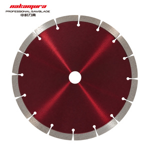 Lame <span class=keywords><strong>de</strong></span> scie circulaire universelle à segments diamantés pour coupe à sec, qualité DIY, NAKAMURA OEM/ODM, 230 mm, pour granit, briques, carreaux (20/22,23 mm) - Product Image 1