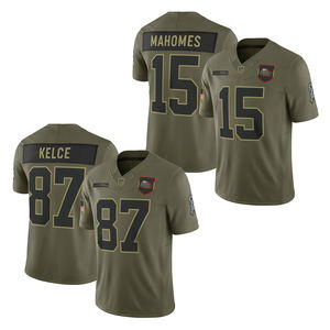 2025 para Kansas City Jersey camisetas de fútbol americano personalizadas para hombres mujeres jóvenes uniformes bordados cosidos de talla grande corto - Product Image 4