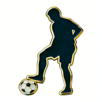 Épingles de chapeau personnalisées OEM avec logo, badges en émail dur ou souple, souvenirs en fer, épingles de football pour clubs