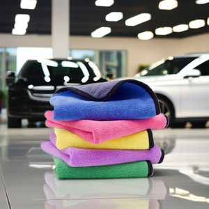 Toallas de microfibra amarillas efectivas <span class=keywords><strong>para</strong></span> lavado de autos Limpieza de pisos de cocina Secado <span class=keywords><strong>para</strong></span> gafas de vidrio <span class=keywords><strong>Trapo</strong></span> seco Paños Accesorios - Product Image 5