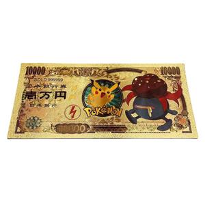 OEM ODM Voorraad 52 soorten Japanse Anime Pocket Pokémon folie geldbiljetten in 24K verguld goud voor verzameling, verpakt in een OPP zakje. - Product Image 2