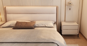 Moderno antiquario in legno comodino semplice e regolabile camera da letto o soggiorno mobili per uso domestico o alberghiero - Product Image 2