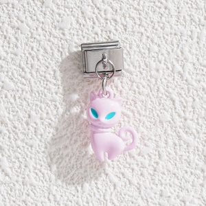 Nuevo Charm de Zorro Adorable, Dijes Italianos para Hacer Pulseras DIY, Pulsera de Dijes Italianos de Acero Inoxidable a la Moda - Product Image 5