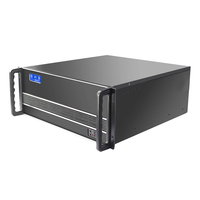 HVAEIPC HW 4U Industrial Chassis Intel Generasi ke-3-14 Core Pentium Xeon Dual Gigabit LAN 2xCOM RS232/422 VGA RAM HDD yang Dapat Disesuaikan