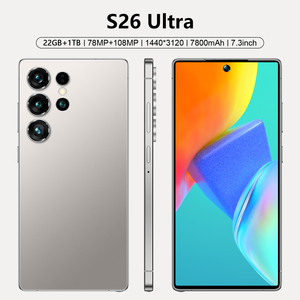 <span class=keywords><strong>New</strong></span> S26 siêu 5G <span class=keywords><strong>Android</strong></span> 14 điện thoại thông minh HD màn hình 7800mAh pin <span class=keywords><strong>Dual</strong></span> <span class=keywords><strong>Sim</strong></span> chơi game gốc điện thoại di động - Product Image 3