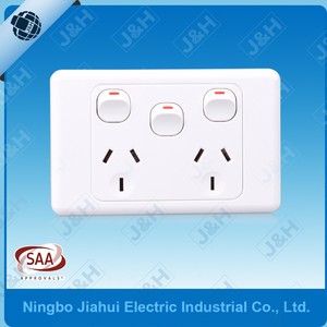 Prese Elettriche Doppie Standard AU SAA 15A 250V, Interruttore e Prese da Parete Bianche Sottili e Resistenti - Product Image 4