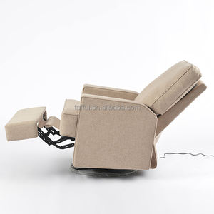 Silla mecedora reclinable eléctrica giratoria Baby Relax para mamá lactante y bebé - Product Image 4