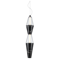 Lustre moderne personnalisé lustre en albâtre suspension led lumière pour salon salle à manger