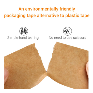 Xu hướng mới sinh thái thân thiện phân hủy sinh học Kraft bao bì băng với biểu tượng tùy chỉnh - Product Image 4