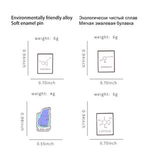 Wissenschaft ist echte Magie Emaille Pins Chemie Apotheker Gleichung Chemisches Element Broschen Abzeichen Wissen Schmuck Geschenk für Kinder - Product Image 6