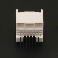 Connecteur automobile 14 broches 7382-5842 en nylon à angle droit, prise de raccordement fil-carte pour voiture