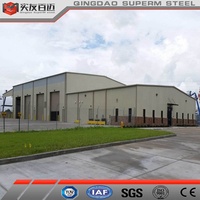 Maison en acier préfabriquée usine de construction en acier léger atelier/entrepôt/Bardominium préfabriqué