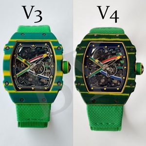 Top Quality RM6702 Hollow Out Wristwatch Barrel Carbon Fiber Integrated Mechanical Movement 35g 7.8 Lightweight Sports <b>Watch</b> - Product Image 6
