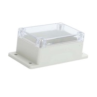 Boîtier de jonction électrique étanche IP66 en ABS pour extérieur, 100*68*50mm, avec couvercle transparent, pour instruments électroniques