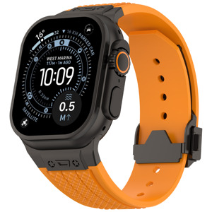 Correa de Silicona Ajustable de Nuevo Diseño, Resistente al Agua, para <span class=keywords><strong>Apple</strong></span> <span class=keywords><strong>Watch</strong></span> Ultra 3/49mm y 46mm, con Hebilla de Pin, Correa Deportiva - Product Image 4