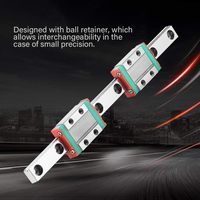 Rail de guidage linéaire MGN9C 150 mm, blocs de rail de 9 mm de largeur, rails techniques pour équipement automatique, charge maximale 3 kg