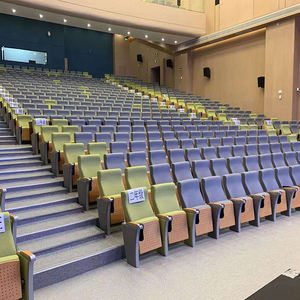 Mesas y Sillas Modernas para Auditorio y Sala de Conferencias, Cine Plegable con Asientos Tipo Sofá, Silla de Auditorio - Product Image 6