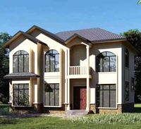 Maisons préfabriquées de conception villa portable, villas modernes
