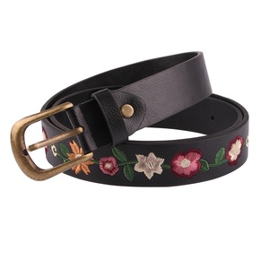 Nuova Cintura da Donna con Ricamo Floreale e Fibbia in Lega, Stile Vintage e Classico Cinese, Ideale per Abiti - Product Image 5