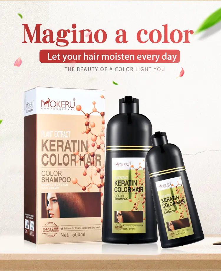 Colore naturale dell'acconciatura grigio argento tinture per capelli permanenti all'ingrosso 500ml moda marrone nero tinture per capelli crema in tinture per capelli cheratina