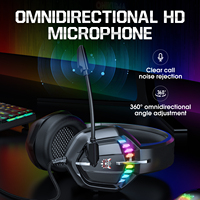 Casque de jeu Onikuma X28 noir de haute qualité, micro Y, casque de jeu, écouteurs de jeu, casques d'origine avec microphone
