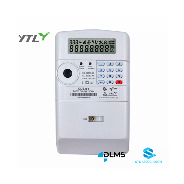 YTL Prepaid Meter 50HZ Split Type 1 Phase 2W Holiday Tariff SKD Support STS Meter