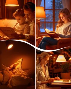Bombilla LED de 3 Colores Cambiantes, Base AC B22, 5W 7W 9W, Ayuda para el Sueño, Uso Residencial - Product Image 4