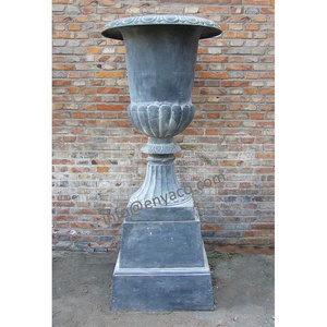 Ins — ornements <span class=keywords><strong>en</strong></span> métal pour le jardin, pot de plantes florales fabriquées <span class=keywords><strong>en</strong></span> fonte et grande taille, pour l'extérieur - Product Image 6