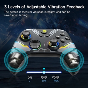 Control Inalámbrico <span class=keywords><strong>para</strong></span> Juegos EasySMX S10 Tri-Modo, Joysticks TMR, RGB, NFC, 1200mAh, Gamepad <span class=keywords><strong>para</strong></span> <span class=keywords><strong>Switch</strong></span>, PC, Android, iOS - Product Image 3