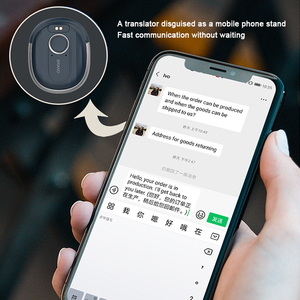 Dispositivo Traductor Inteligente Mini con IA, Motor <span class=keywords><strong>de</strong></span> Voz ChatGPT, Traducción <span class=keywords><strong>en</strong></span> Tiempo Real y Sin Conexión, Más <span class=keywords><strong>de</strong></span> 120 Idiomas para Viajes, Negocios y Comercio Electrónico - Product Image 3