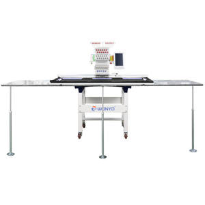 เครื่องเย็บปักถักร้อยแบบแบนด้วยระบบคอมพิวเตอร์เครื่องเย็บปักถักร้อยแบบหัวเดียวสำหรับผ้าม่านและผ้าปูที่นอนขนาด360*1200มม. - Product Image 1