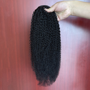 <span class=keywords><strong>Coda</strong></span> <span class=keywords><strong>di</strong></span> <span class=keywords><strong>Cavallo</strong></span> in Capelli Umani Vergini Indiani Naturali 4C Afro Kinky Curly, <span class=keywords><strong>Extension</strong></span> per <span class=keywords><strong>Coda</strong></span> <span class=keywords><strong>di</strong></span> <span class=keywords><strong>Cavallo</strong></span> con Laccetto in Veri Capelli Umani Kinky Curly - Product Image 5