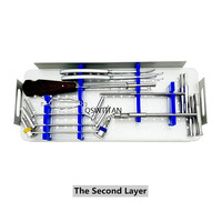 Kit d'instruments pour membres inférieurs, ensemble d'instruments pour grands fragments osseux pour la chirurgie traumatique, instruments orthopédiques